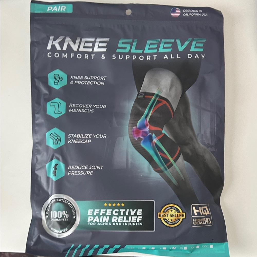 Comfort & Support Knee Sleeve - Black